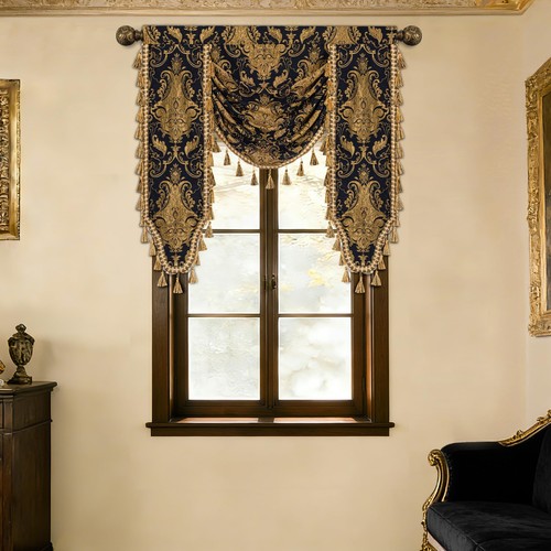Luxury damask waterfall - luxury,