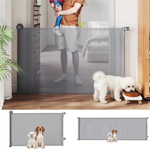 Retractable stair gate for - stair,
