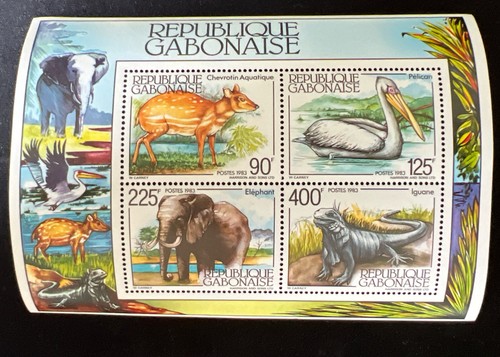 Gabon mnh wildlife - gabon, 1983.musk
