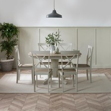 Padstow wooden extending - wooden, round