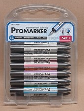 Letraset ProMarker 12 pen set