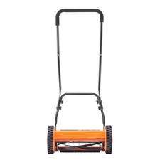 16" Push Reel Lawn Mower Adjustable Height Grass Catcher 2 Wheels