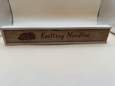 Knitting Needle Box, Wooden
