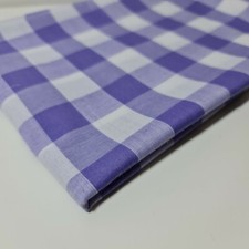 GINGHAM 1" POLYCOTTON FABRIC