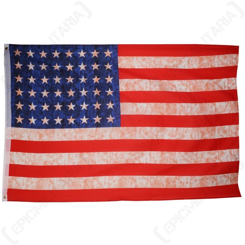 Antique ww2 flag 5x3 foot - ww2,