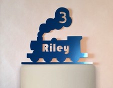 Personalised Train Cake Topper