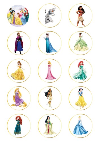 Inch icing disney princess - disney,