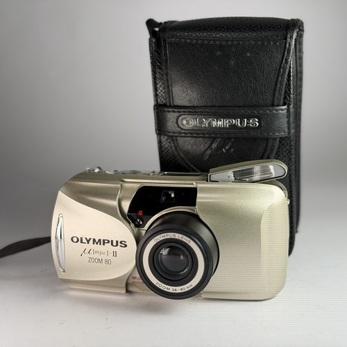 Film camera olympus - olympus, mju-ii