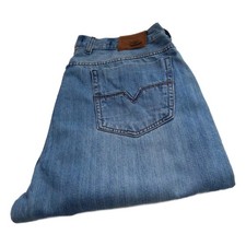 Reworked Diesel Jeans Regular Tapered Waist 40 Leg 29 W40 L29 Zip Fly (Q7503)