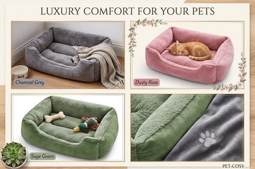 Cozy cat dog pet bed - cozy,