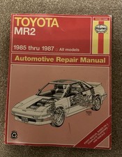 Toyota MR2 Haynes Repair Manual 1985-1987