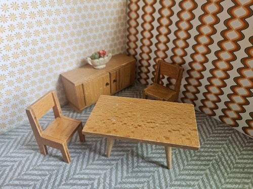 Vintage lundby dining - lundby, set