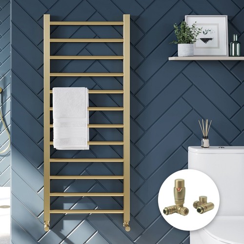 Brushed brass bathroom - brushed,