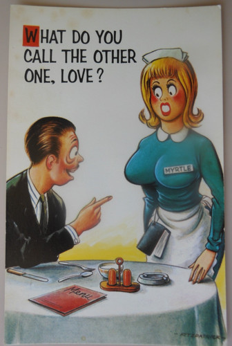Vintage saucy seaside - saucy,