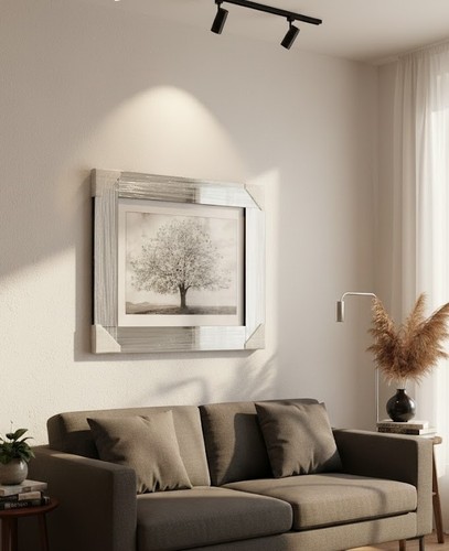 Silver blossom tree picture - , in