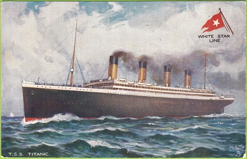 Rms titanic famous white star - titanic,
