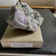 AMETHYST ON MATRIX , WHEAL