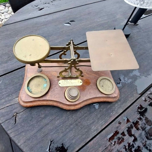 Vintage original brass wood - vintage,