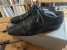 Hudson Basket Weave Chisel Toe Italian Shoes Weller Mod 7 / 41 Original Box 