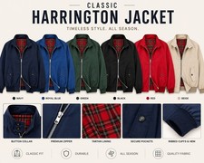 VINTAGE HARRINGTON JACKET MENS