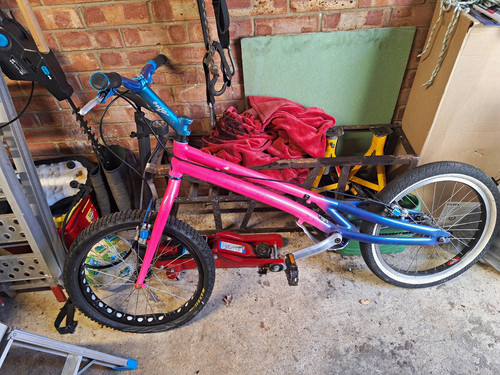 Pink blue bmx - &,