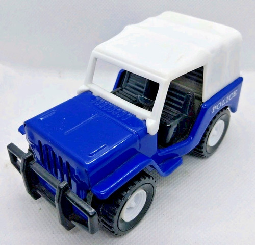Tinplate police jeep made - tinplate,