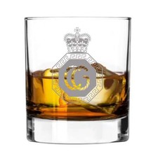 hm coastguard search and rescue - Engraved Whiskey Tumbler Glass 330ml - we can