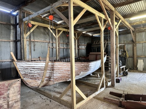 Devon wooden fishing - wooden, boat
