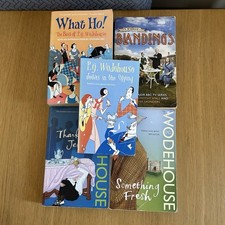 PG Wodehouse Paperback Book Bundle x 5 Books What Ho Blandings Thank You Jeeves