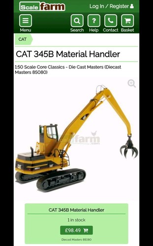Cat 345b material - cat,