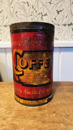 Vintage coffee tin original - coffee,