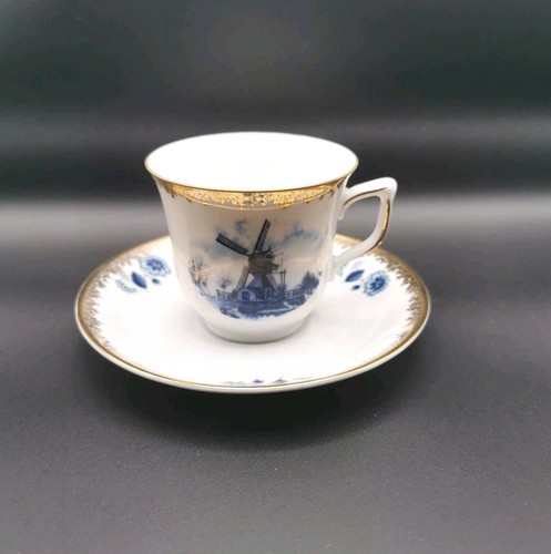 Delft blauw hand decorated - blauw,