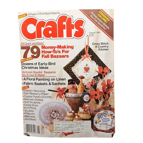 Crafts magazine august 1985 - crafts, 79