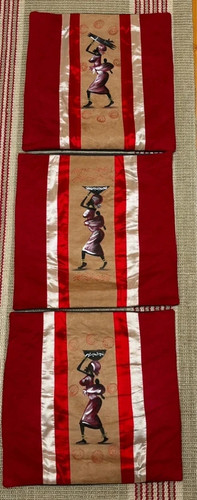Authentic african cushion - 3x,