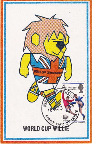 1966 world cup willie - willie, first