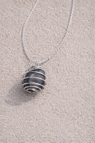 Raw crystal necklace - crystal,