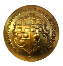 London & South Western Railway ~ Button ~ Pearson Huggins & Co Ltd