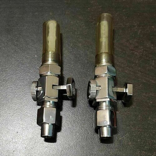 Pair brass fuel petrol - brass,