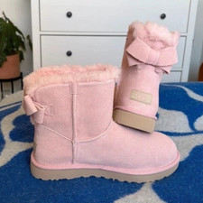 UGG Mini Suede Bailey Bow