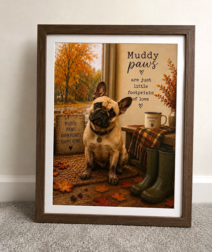 “Muddy paws are just little