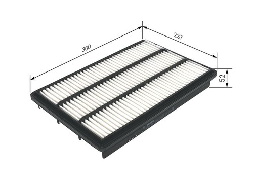 Bosch 1457433339 air filter - 1457433339,