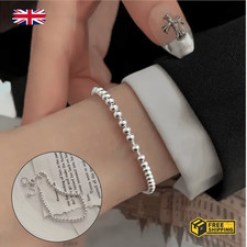 925 Sterling Silver Beaded