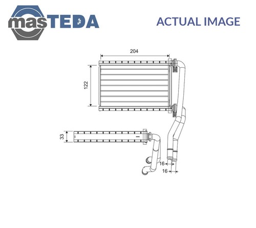 811535 heater radiator - 811535,