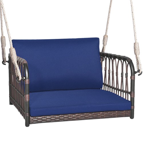Hanging porch swing - porch, chair