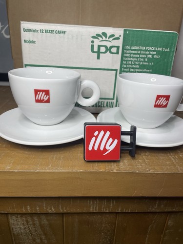 Illy white porcelain coffee - porcelain,