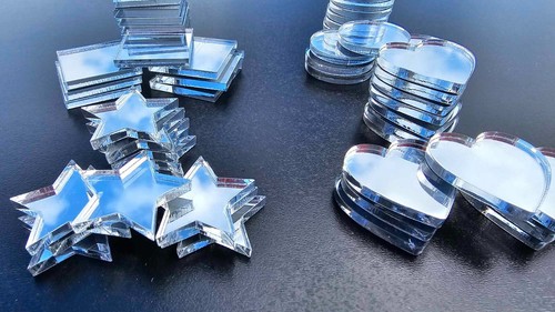 Small mirror shapes craft - 20,