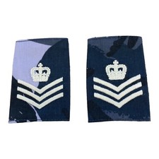 Military Rank Slide Blue Camo Various ranks available