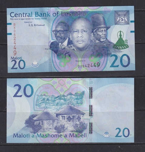 Lesotho 2021 maloti unc - -, 20