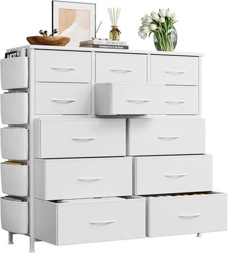 Fabric chest drawers 12 - fabric,