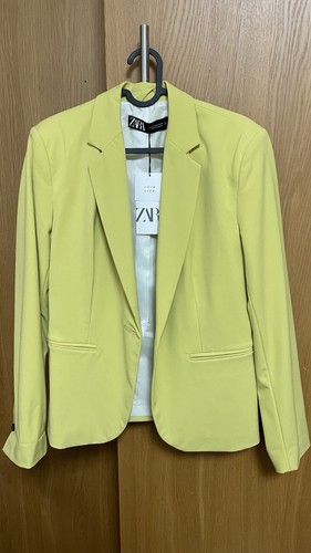 Zara light green blazer - blazer, woman